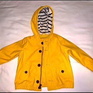 Gap Baby Boy Toddler Jersey Lined Raincoat